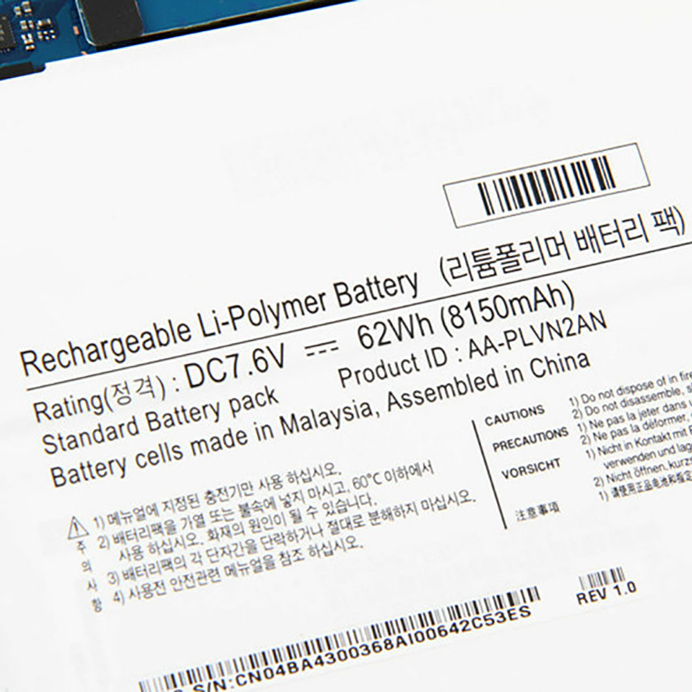 Samsung ATIV 930X5J K01 NP930X5J K02DE 15.6inch 交換バッテリー