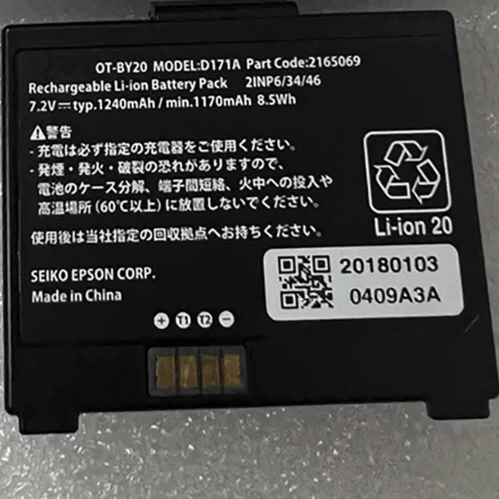 Epson OT BY20 2165069 2INP6/34/Epson OT BY20 2165069 2INP63446対応バッテリー