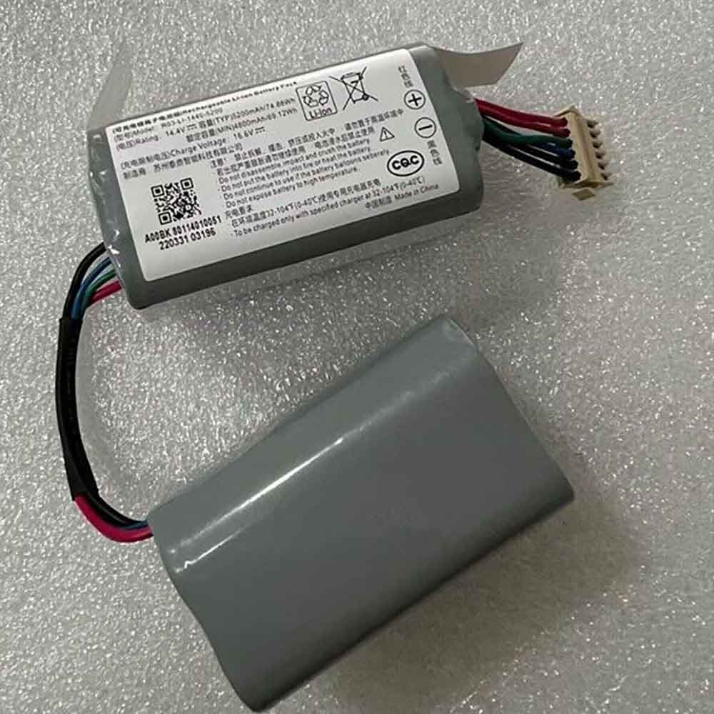 Ecovacs RC03 LI 1440 5200 交換バッテリー