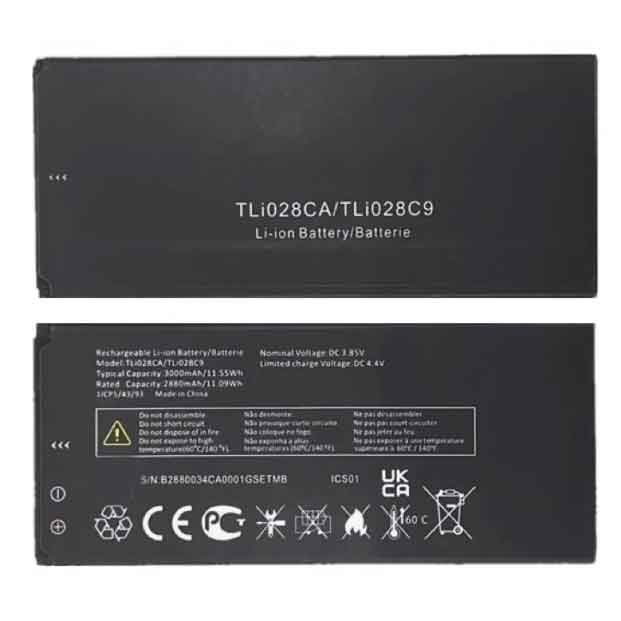 Alcatel TLi028CATLi028C9対応バッテリー