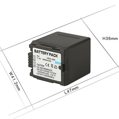 PANASONIC HDC HS700 TM700 HS300 TM300対応バッテリー
