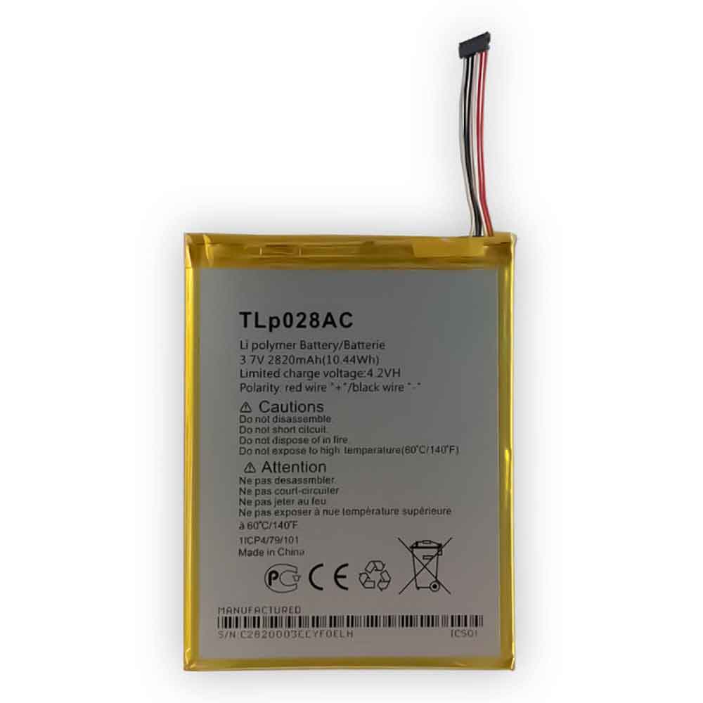 TCL TLP028AC 高品質のノートパソコンのバッテリー